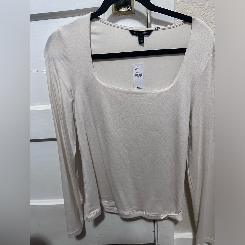 NWT Banana Republic Sqaureneck top